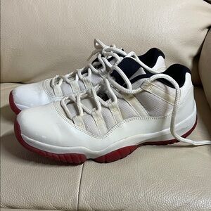 Air Jordan 11 Retro Low with Cherry bottoms
